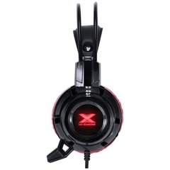 HEADSET VX GAMING TARANIS V2 P2 COM MICROFONE - PRETO E VERMELHO na internet