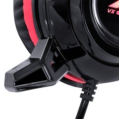 Imagem do HEADSET VX GAMING TARANIS V2 P2 COM MICROFONE - PRETO E VERMELHO