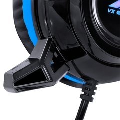 HEADSET VX GAMING TARANIS V2 P2 COM MICROFONE - PRETO E AZUL