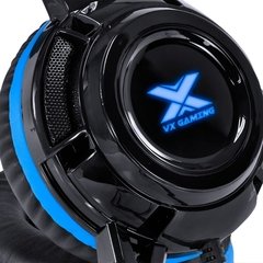 HEADSET VX GAMING TARANIS V2 P2 COM MICROFONE - PRETO E AZUL - comprar online