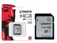 CARTAO DE MEMORIA CLASSE 10 KINGSTON SD10VG2/64GB SECURE DIGITAL SDXC 64GB UHS-I