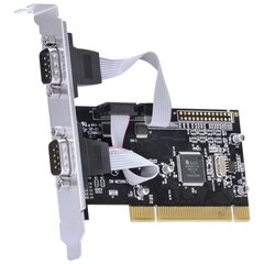 PLACA SERIAL COM 2 SAÍDAS RS232, RS485, RS422 IEEE1284 PCI X - P2IE-PCI