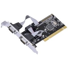 PLACA SERIAL COM 2 SAÍDAS RS232, RS485, RS422 IEEE1284 PCI X - P2IE-PCI