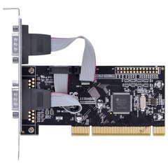 PLACA SERIAL COM 2 SAÍDAS RS232, RS485, RS422 IEEE1284 PCI X - P2IE-PCI na internet