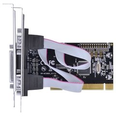 PLACA SERIAL COM 2 SAÍDAS RS232 RS485 RS422 + 1 SAÍDA PARALELA IEEE1284 PCI X1 - P2IE1PR-PCI na internet