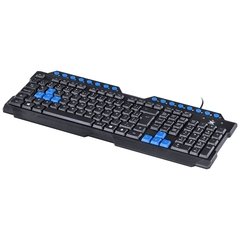 COMBO GAMER VX GAMING GRIFO TECLADO + MOUSE 2400 DPI LED USB CABO 1.8 METROS AZUL - VGC-01A na internet