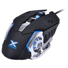 COMBO GAMER VX GAMING GRIFO TECLADO + MOUSE 2400 DPI LED USB CABO 1.8 METROS AZUL - VGC-01A - Preech Informática - Informática e suas tecnologias