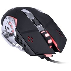 Imagem do TECLADO E MOUSE GAMER VX GAMING GRIFO - MOUSE 2400 DPI CABO USB 1.8 METROS LED VERMELHO - VGC-01V