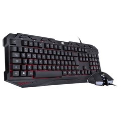 COMBO VX GAMING KRAKEN TECLADO + MOUSE 2400 DPI LED 3 CORES USB 1.8 METROS - VGC-02