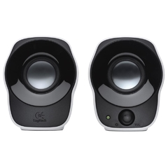 Caixa de Som Logitech Z120 1.2W RMS Estéreo USB P3 Preto e Branco - comprar online