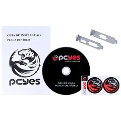 PLACA DE VIDEO AMD RADEON HD 5450 1GB DDR3 64 BITS COM KIT LOW PROFILE INCLUSO - PJ54506401D3LP