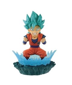 ACTION FIGURE DRAGON BALL SUPER - DIORAMA - WCF GOKU BLUE