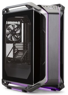 GABINETE COSMOS C700M - VIDRO TEMPERADO - ILUMINAÇÃO RGB - MCC-C700M-MG5N-S00 - Preech Informática - Informática e suas tecnologias