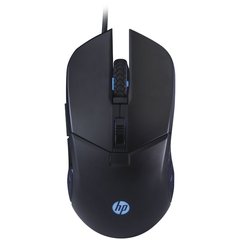 MOUSE GAMER HP - G260 BLACK - 1000 / 2400 DPI