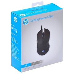 MOUSE GAMER HP - G260 BLACK - 1000 / 2400 DPI na internet