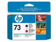 CABECA DE IMPRESSAO PLOTTER HP SUPRIMENTOS CD949A HP 73 PRETO FOSCO E VERMELHO CROMATICO