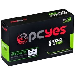 PLACA DE VIDEO NVIDIA GEFORCE GTX 1060 6GB OC DUAL-FAN GDDR5X 192 BITS 60NRJ7DSX1PY - PCYES na internet