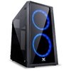 GABINETE GAMER VX GAMING ARIES COM LATERAL ACRÍLICA PRETO 2 X FAN FRONTAL LED AZUL