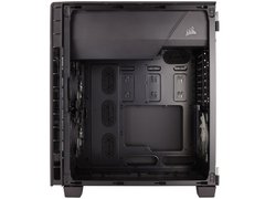 GABINETE GAMER \ CORSAIR \ CC-9011079-WW CARBIDE SERIES 600C CLEAR PRETO - comprar online