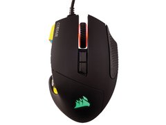 Imagem do MOUSE GAMER \ CORSAIR \ CH-9000091-NA SCIMITAR RGB 12000DPI LASER PRETO/AMARELO