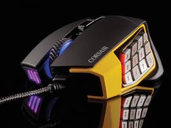 MOUSE GAMER \ CORSAIR \ CH-9000091-NA SCIMITAR RGB 12000DPI LASER PRETO/AMARELO - comprar online