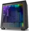 GABINETE H700I MATTE BLACK - CONTROLE RGB - PAINEL DE VIDRO TEMPERADO - GERENCIAMENTO DE CABOS - CA-H700W-BB