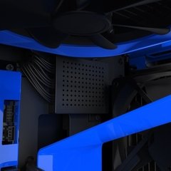 GABINETE H700I MATTE BLACK/BLUE - CONTROLE RGB - PAINEL DE VIDRO TEMPERADO - GERENCIAMENTO DE CABOS - CA-H700W-BL na internet