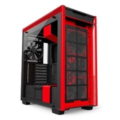 GABINETE H700 MATTE BLACK/RED- PAINEL DE VIDRO TEMPERADO - GERENCIAMENTO DE CABOS - CA-H700B-BR na internet