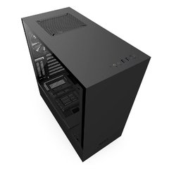 GABINETE H500I BLACK- ILUMINAÇÃO RGB - PAINEL DE VIDRO TEMPERADO - GERENCIAMENTO DE CABOS - CA-H500W-B1 - Preech Informática - Informática e suas tecnologias