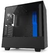 GABINETE H500I BLACK/BLUE- ILUMINAÇÃO RGB - PAINEL DE VIDRO TEMPERADO - GERENCIAMENTO DE CABOS - CA-H500W-BL