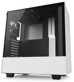 GABINETE H500 WHITE - MID-TOWER ATX - PAINEL DE VIDRO TEMPERADO - CONSTRUÇÃO EM AÇO - CA-H500B-W1