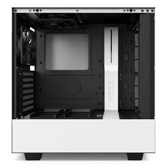 GABINETE H500 WHITE - MID-TOWER ATX - PAINEL DE VIDRO TEMPERADO - CONSTRUÇÃO EM AÇO - CA-H500B-W1