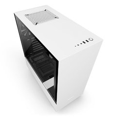 GABINETE H500 WHITE - MID-TOWER ATX - PAINEL DE VIDRO TEMPERADO - CONSTRUÇÃO EM AÇO - CA-H500B-W1 - Preech Informática - Informática e suas tecnologias