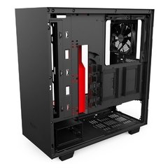 GABINETE H500 BLACK/RED - MID-TOWER ATX - PAINEL DE VIDRO TEMPERADO - CONSTRUÇÃO EM AÇO - CA-H500B-BR na internet