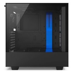 GABINETE H500 BLACK/BLUE - MID-TOWER ATX - PAINEL DE VIDRO TEMPERADO - CONSTRUÇÃO EM AÇO - CA-H500B-BL