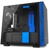 GABINETE H200 BLACK/BLUE - MINI-ITX - PAINEL DE VIDRO TEMPERADO - EM AÇO - CA-H200B-BL