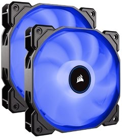 FAN PARA GABINETE SÉRIE AIR AF140 LED AZUL DE 140MM (PACK COM 2 UNIDADES AZUL)- CO-9050090-WW