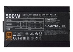 FONTE ATX MWE - 500W 80 PLUS BRONZE - MPX-5001-ACAAB-WO - comprar online