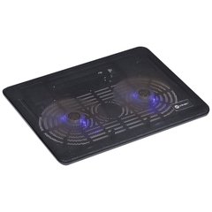 COOLER/BASE PARA NOTEBOOK/LAPTOP DE ATÉ 15.6" DYNAMIC WIND COM 2 FAN LED AZUL