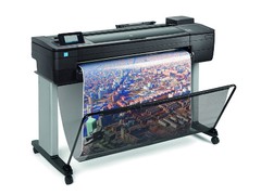 PLOTTER GRANDE FORMATO HP F9A29A#B1K DESIGNJET T730 (36POL) 91CM IMP/REDE/WIFI ATE A0 - loja online