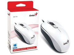 MOUSE GENIUS 31010116102 DX-110 USB BRANCO