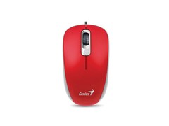 MOUSE GENIUS 31010116104 DX-110 USB VERMELHO - comprar online