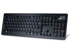 TECLADO GENIUS 31300714109 SLIMSTAR 130 PRETO USB - comprar online