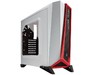 GABINETE GAMER CORSAIR CC-9011083-WW CARBIDE SERIES SPEC ALPHA BRANCO/VERMELHO