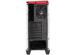 GABINETE GAMER CORSAIR CC-9011083-WW CARBIDE SERIES SPEC ALPHA BRANCO/VERMELHO