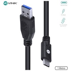 CABO USB TIPO C X USB A V3.2 GEN1 5GBPS 1 METRO - C32UAM-1