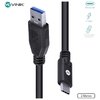 CABO USB TIPO C X USB A V3.2 GEN1 5GBPS 3A 2 METROS - C32UAM-2