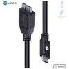 CABO USB TIPO C X MICRO USB B V3.2 GEN1 5GBPS 1.2 METROS - C32MUB-12