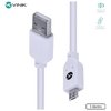 CABO USB X MICRO USB B 2.0 5 PINOS 1 METRO BRANCO - MUSB-1