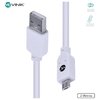 CABO USB X MICRO USB B 2.0 5 PINOS 2 METROS BRANCO - MUSB-2